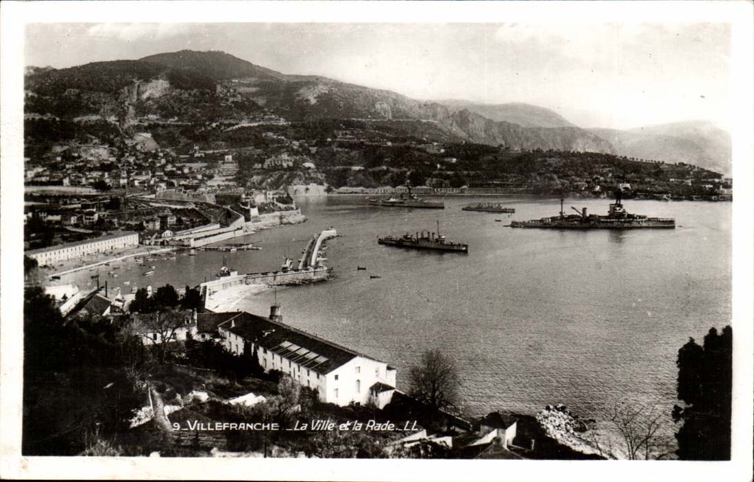 Villefranche CPA La ville et la rade