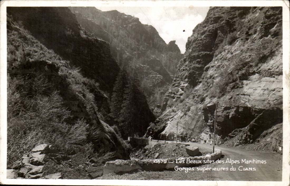 CPA Les beaux sites des Alpes Maritimes Gorges superieures du Cians