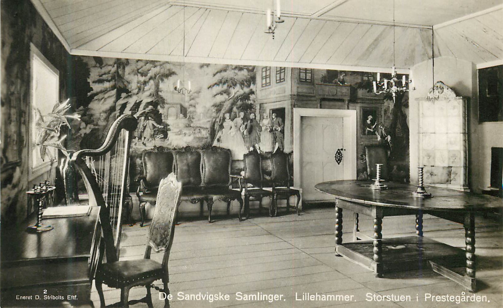 CPM De Sandvigske Samlinger Lillehammer Stortuen i Prestegarden Harpe