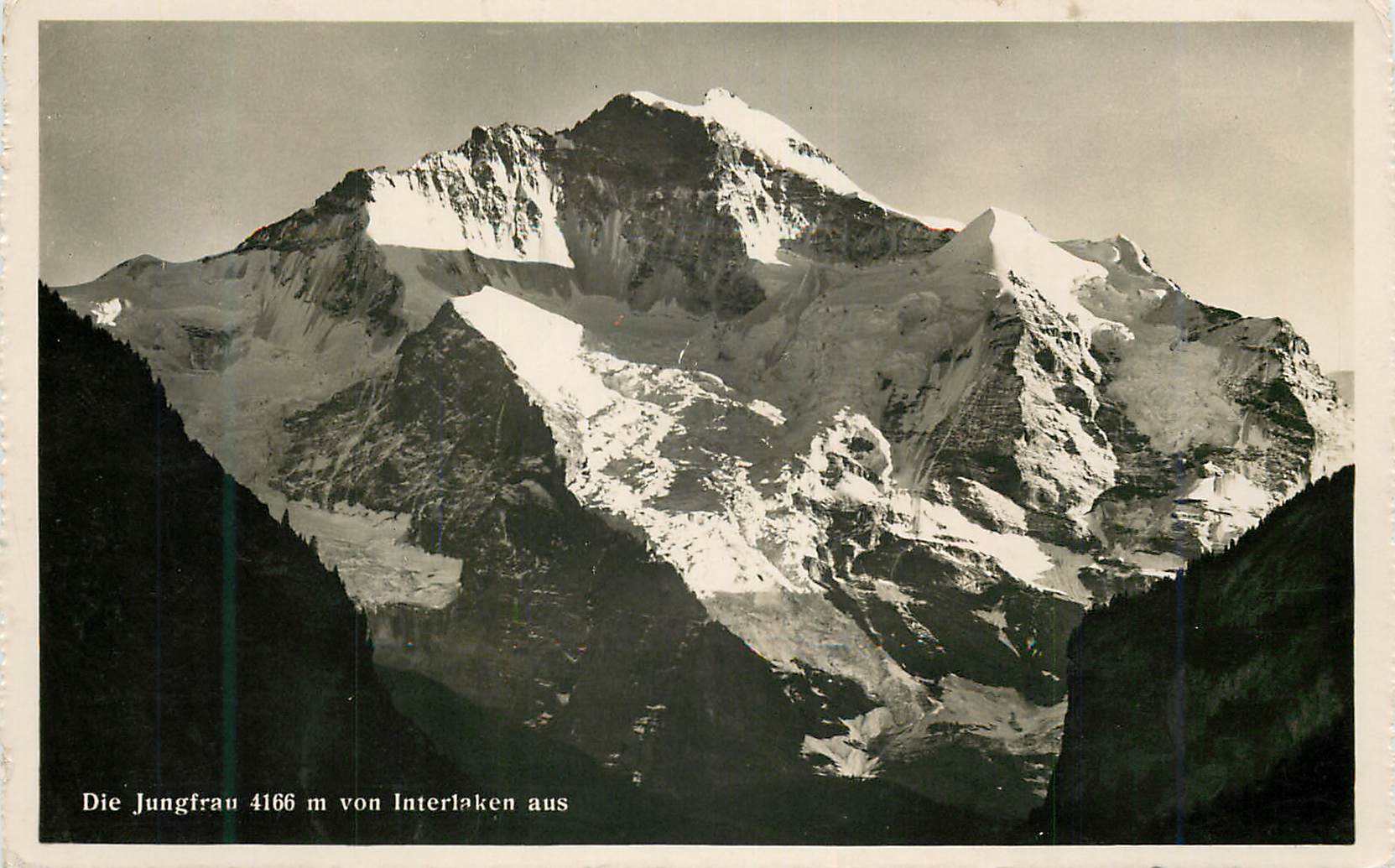 CPM Die Jungfrau 4166 m Von Interlaken aus