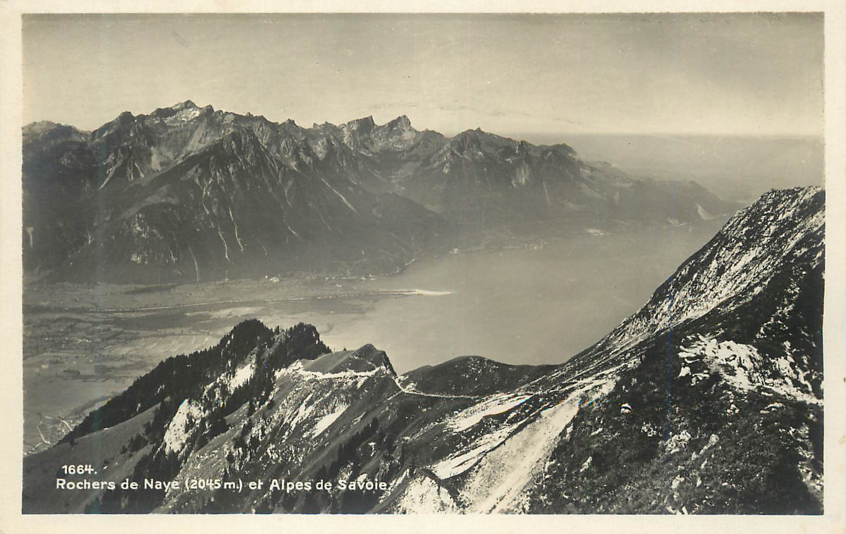 CPM Rochers de Naye (2045 m) et Alpes de Savoie