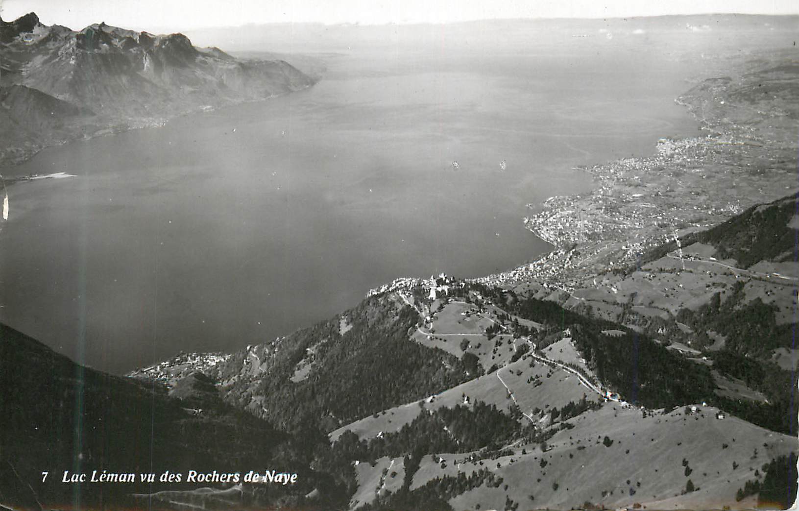 CPM Lac Leman vu des Rochers de Naye