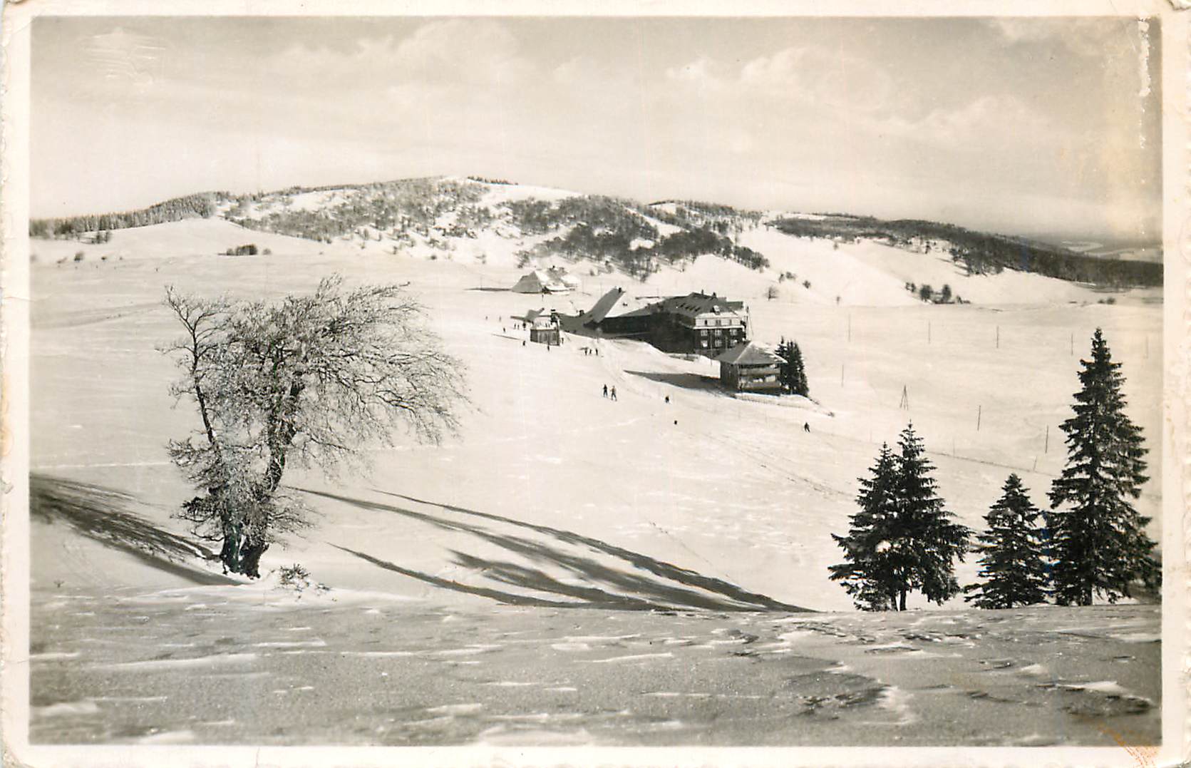 CPM Schauinsland (Schwarzwald 1174 m) Blick am Halden Hotel