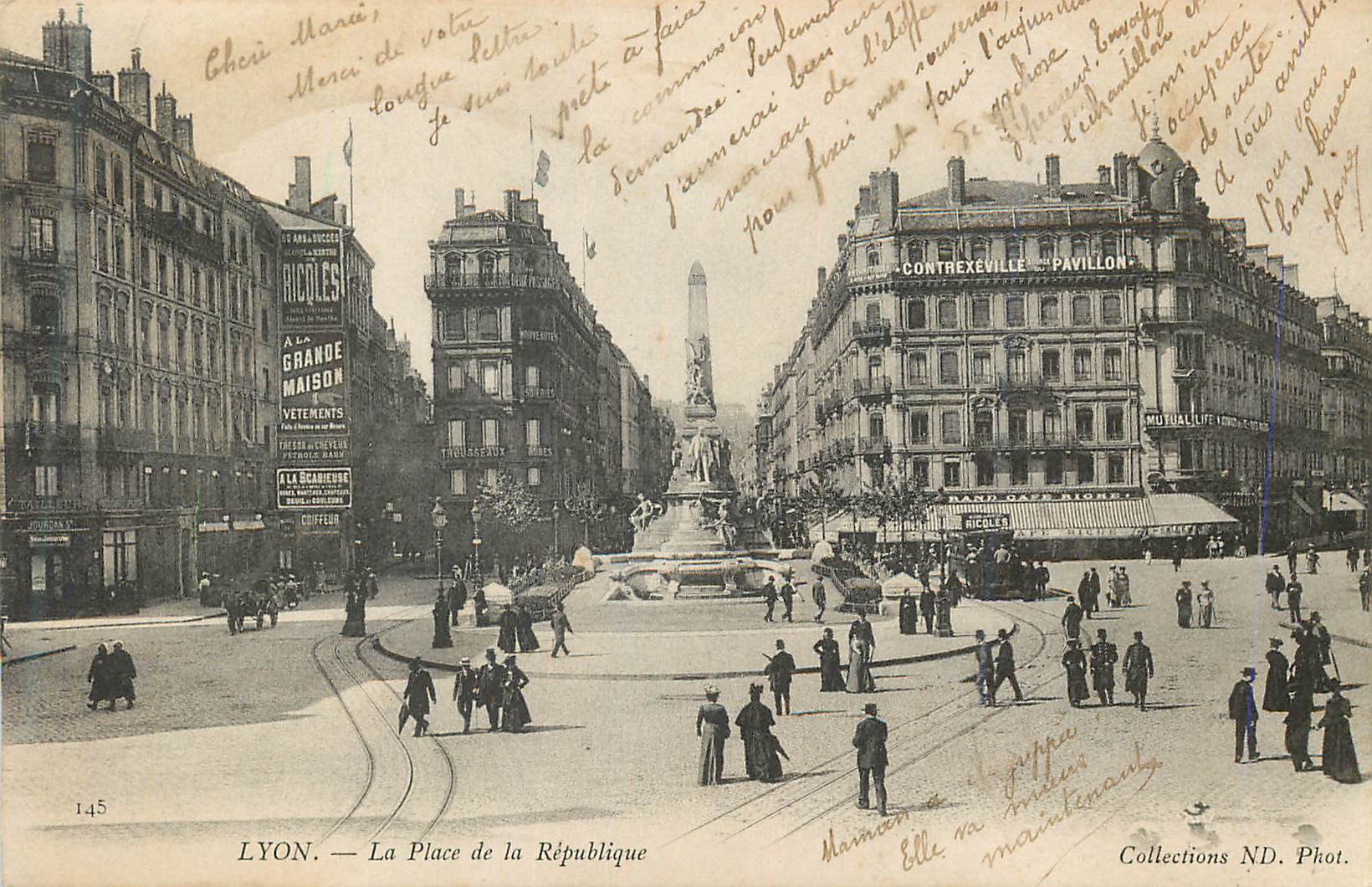 CPA Lyon La Place de la Republique
