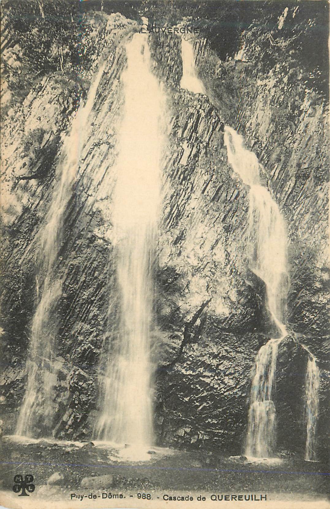 Waterval van Quereuilh — Puy-de-Dôme — 988 — L'Overgne
