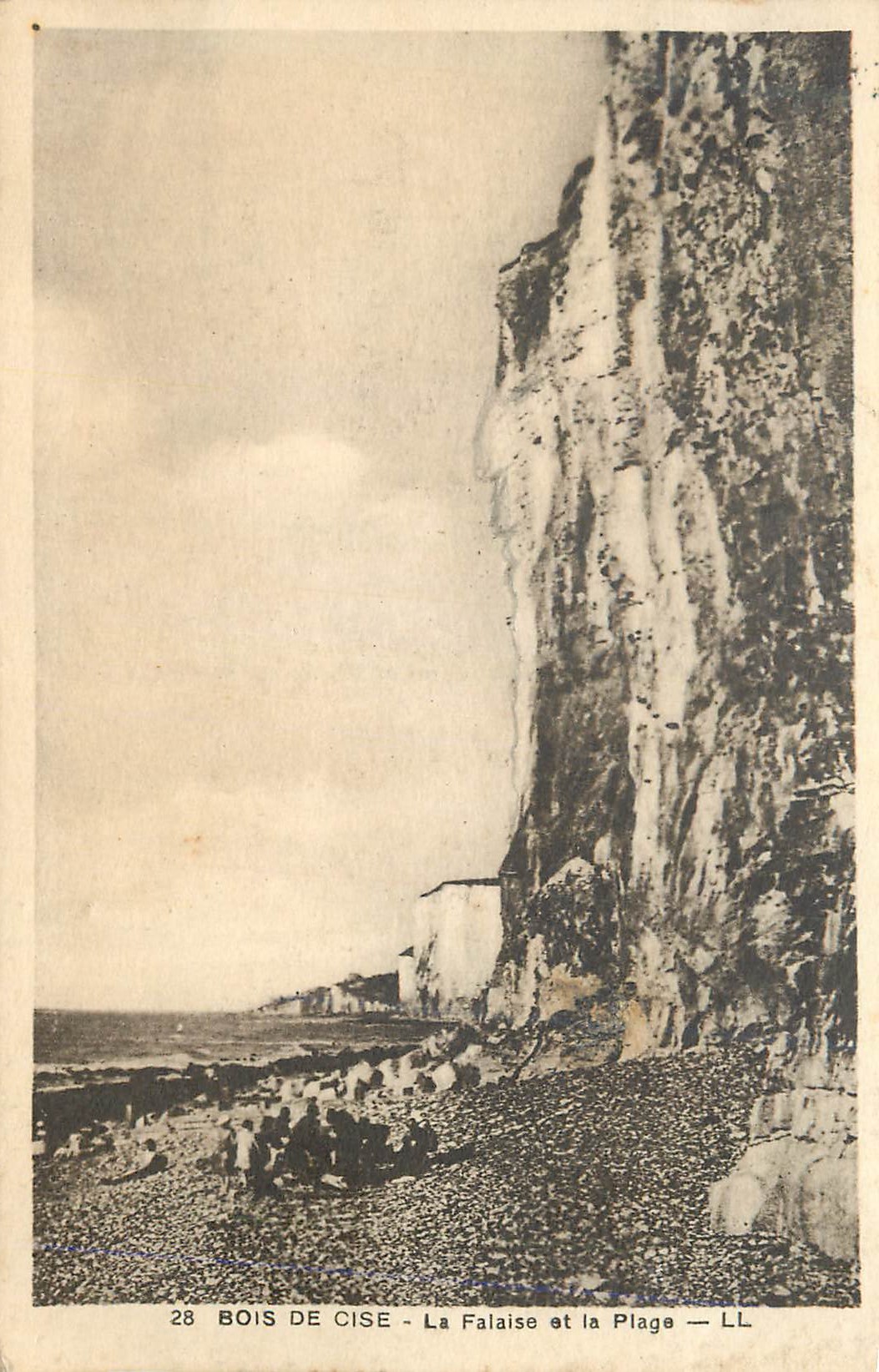 CPA Bois de Cise La falaise et la Plage