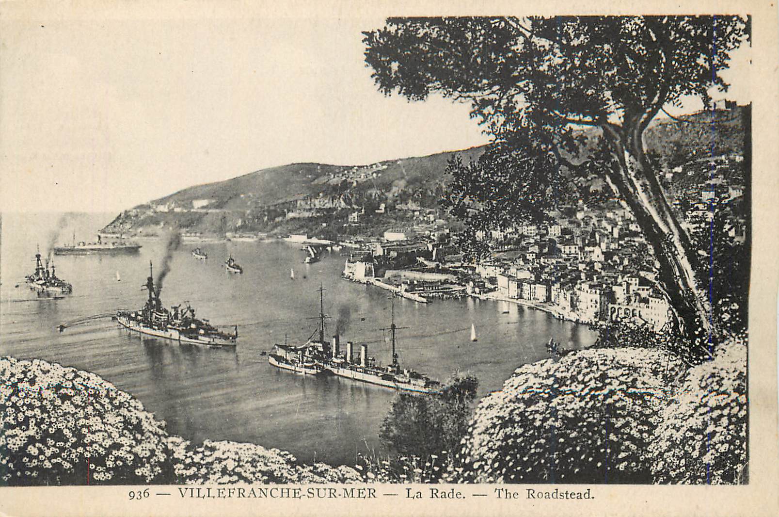 CPA Villefranche sur mer La Rade Bateaux