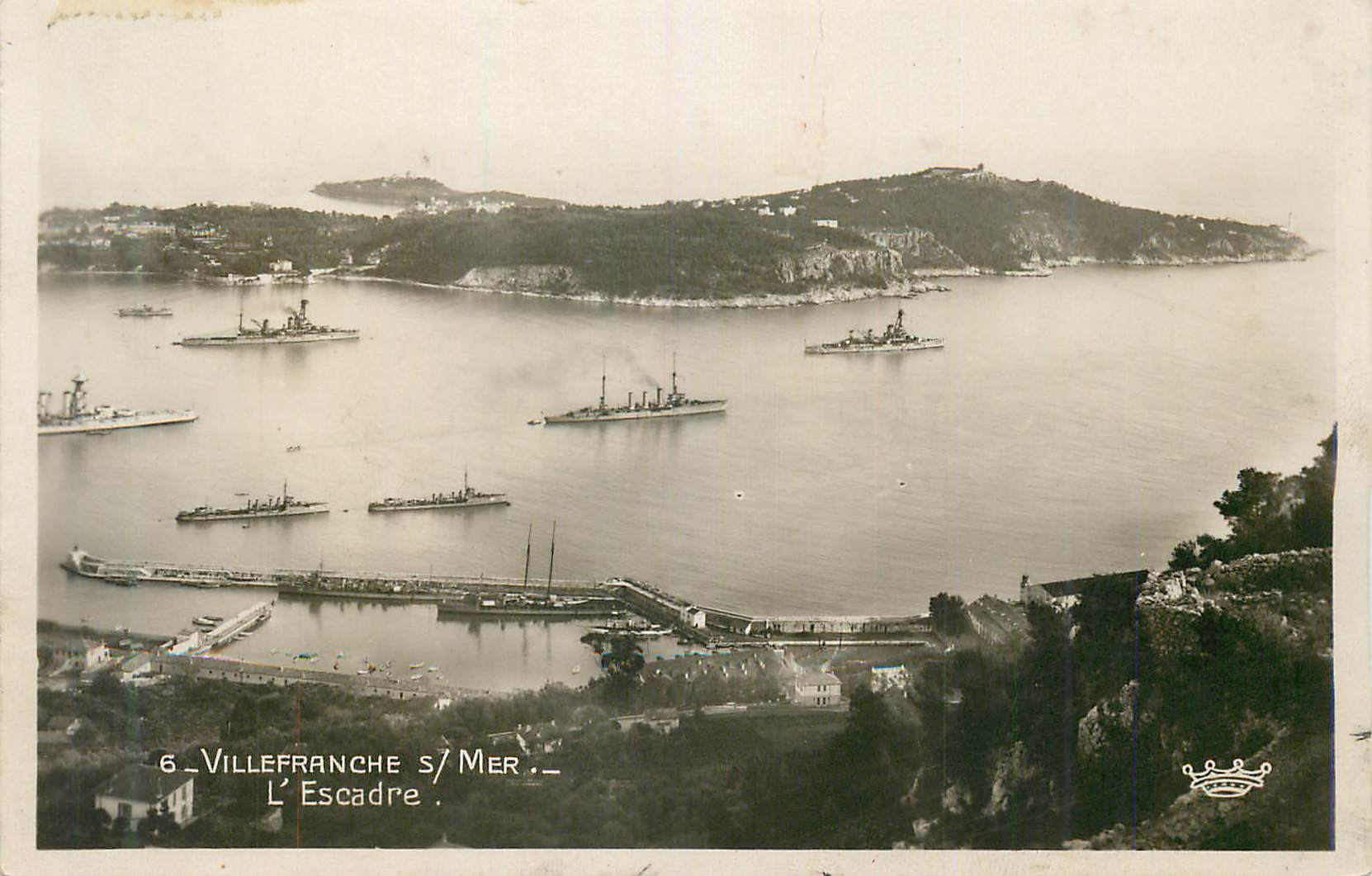Villefranche-sur-Mer — L'Escadre — Éditeur inconnu, n°6
