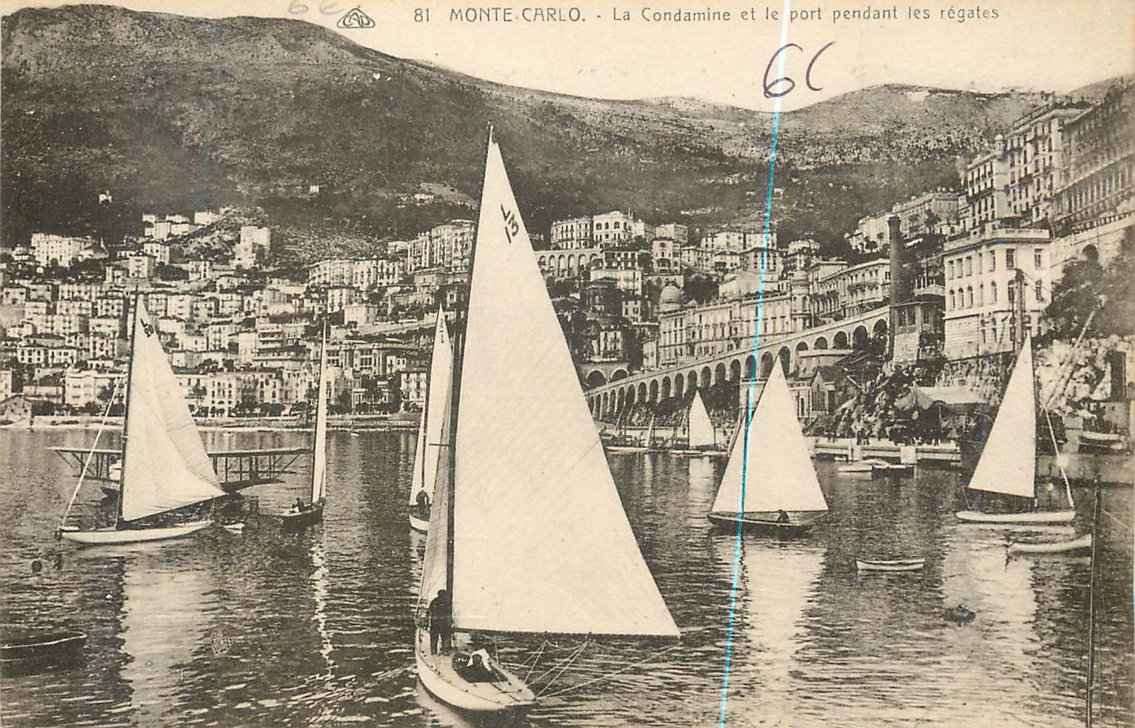 Monte-Carlo — La Condamine et le port pendant les régates — éditeur non identifié, n° 81