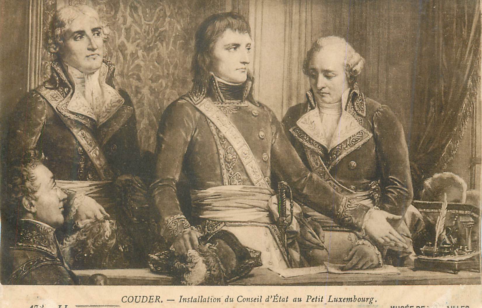 CPA Musee de Versailles Couder Intallation du Conseil d'Etat au Petit Luxembourg