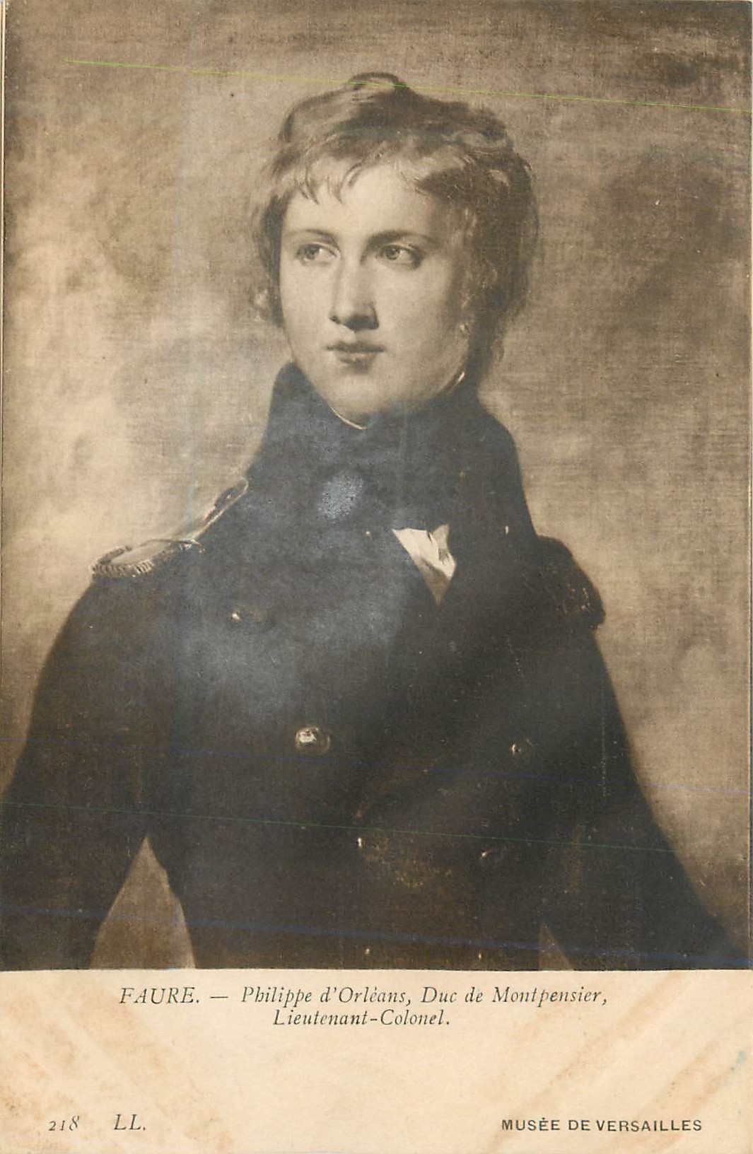 CPA Musee de Versailles Faure Philippe d'Orleans Duc de Montpensier Lieutenant Colonel