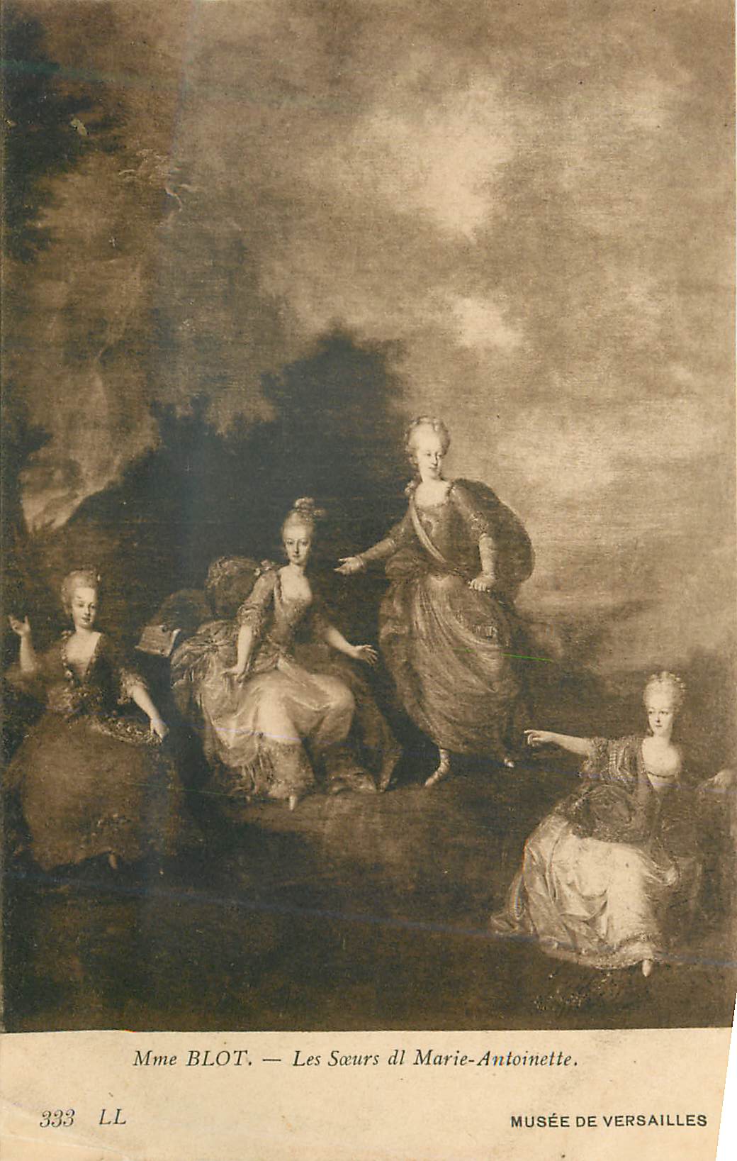 CPA Musee de Versailles Mme Blot Les Soeurs dl Marie Antoinette