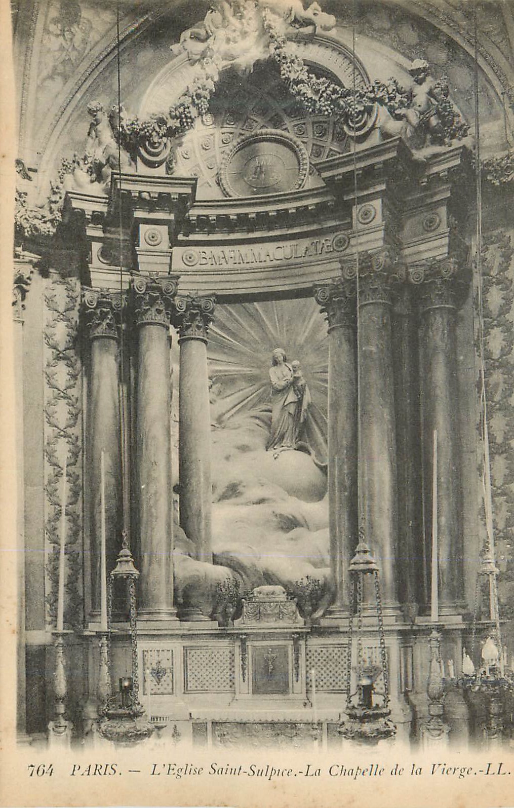 CPA Paris L'Eglise Saint Sulpice La Chapelle de la Vierge