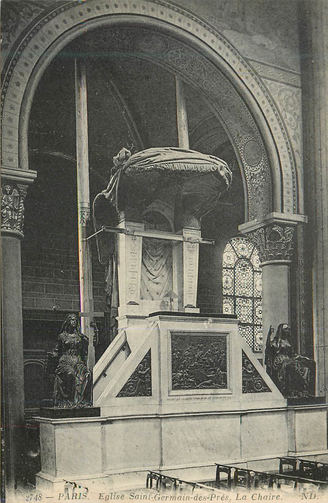 CPA Paris Eglise Saint Germain des Pres La Chaire