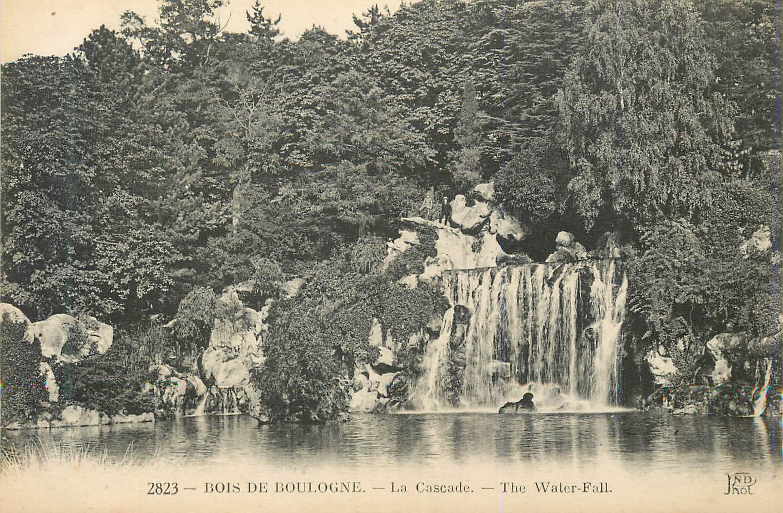 CPA Bois de Boulogne La Cascade