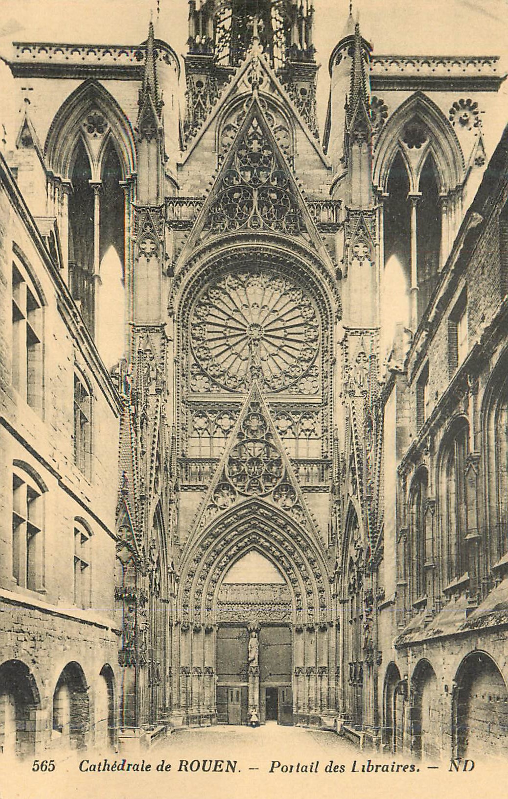 CPA Cathedrale de Rouen Portail des Libraires