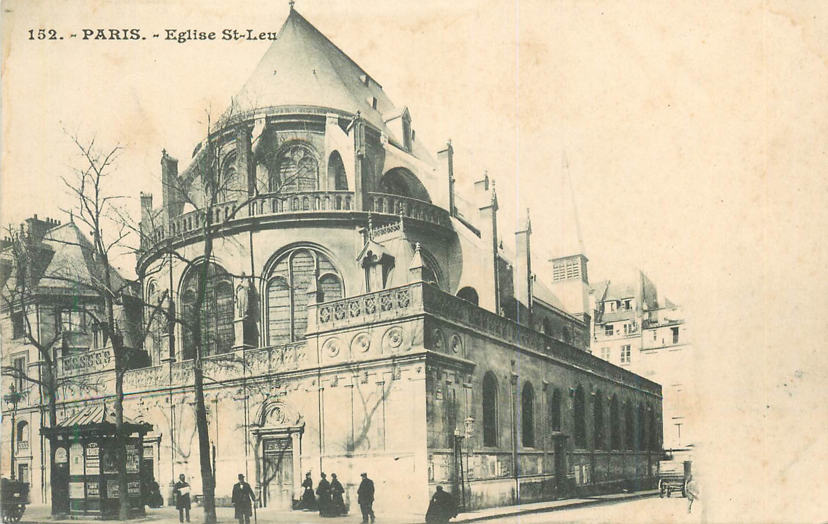 CPA Paris Eglise St Leu