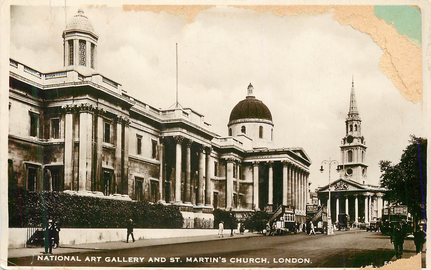 CPA National Art Gallery and St Martin's Church London