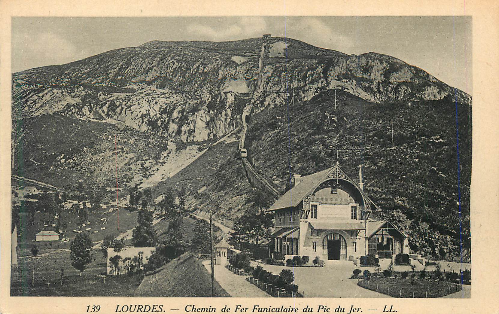 CPA Lourdes Chemin de Fer Funiculaire du Pic du Jer