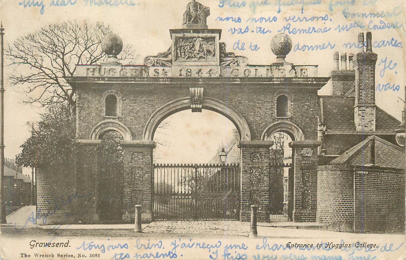 CPA Gravesend The Wrench Entrance to Huggins College