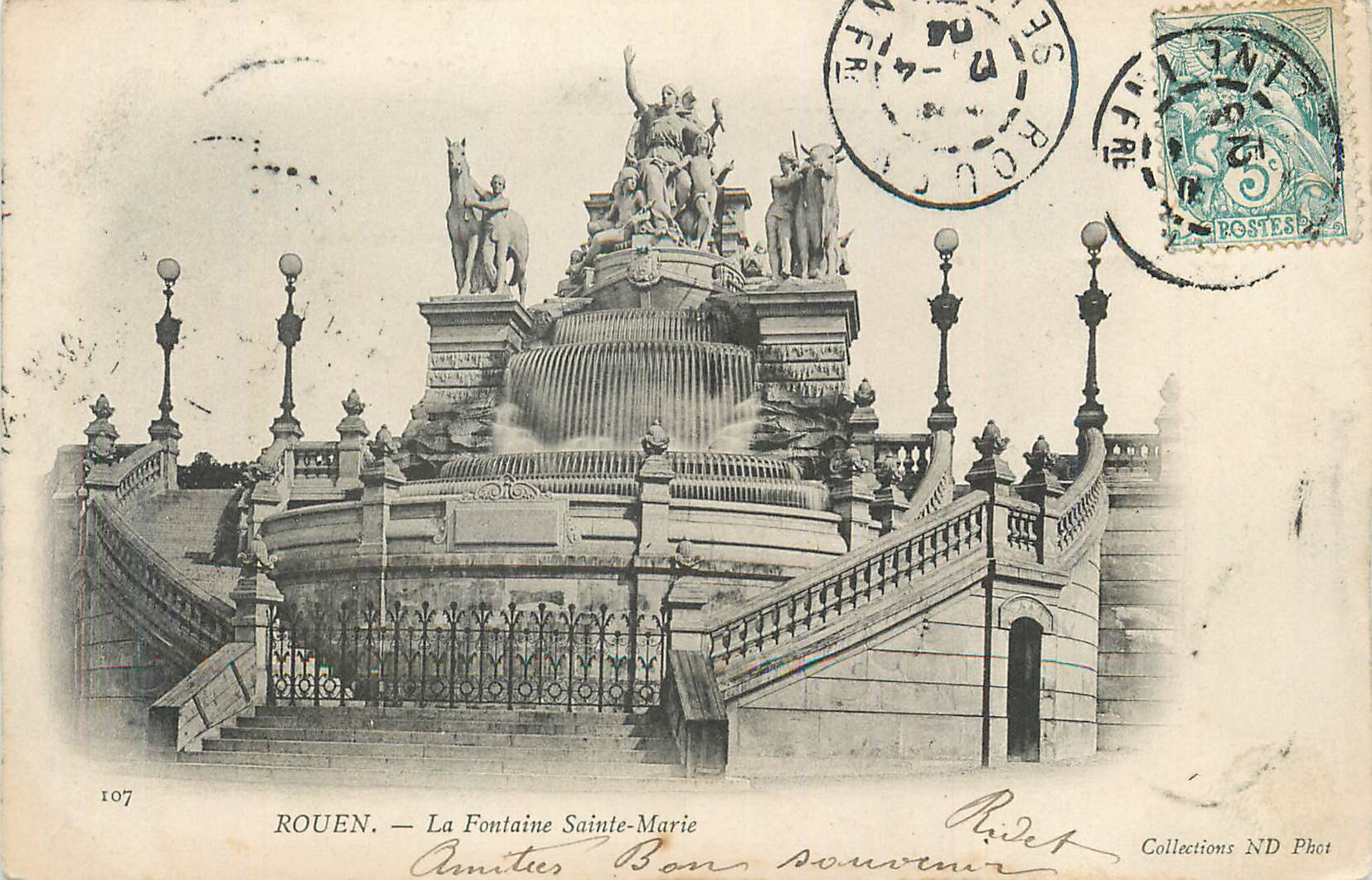 CPA Rouen La Fontaine Sainte Marie