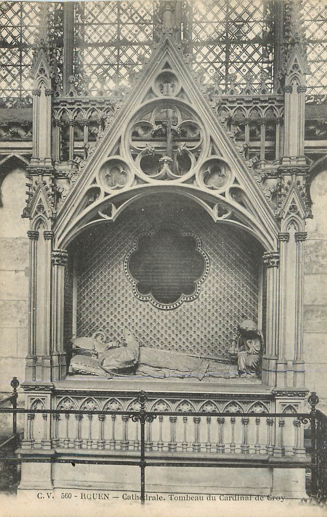 CPA Rouen Cathedrale Tombeau duCardinal de Groy