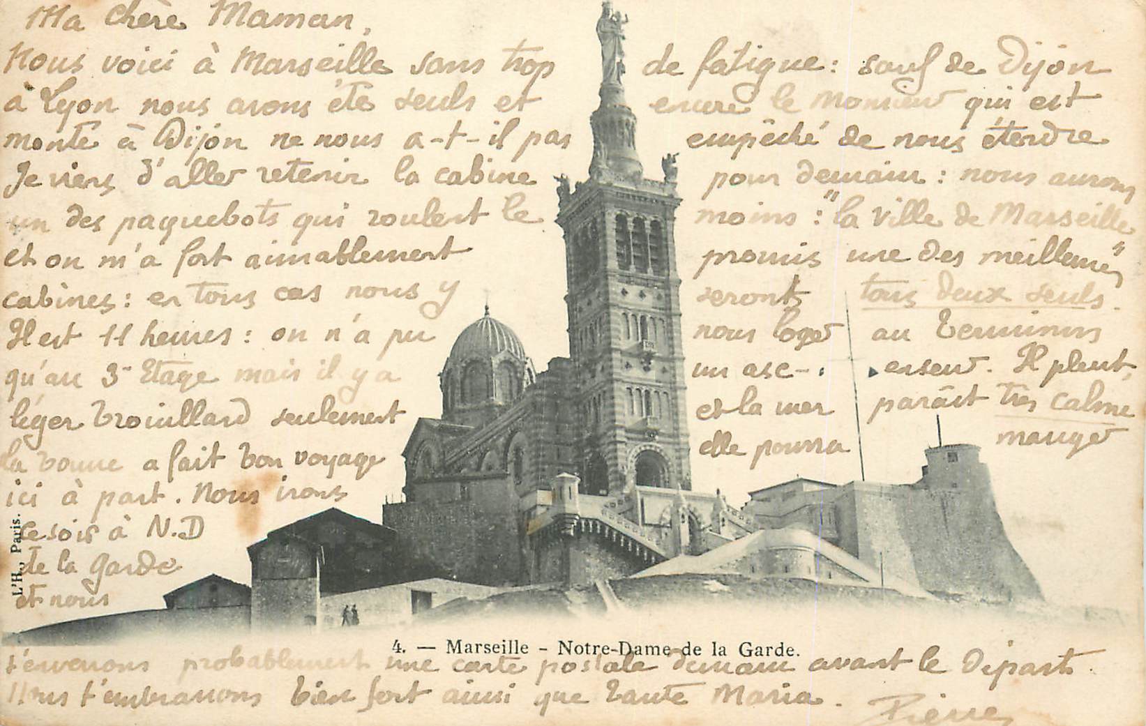CPA Marseille Notre Dame de la Garde
