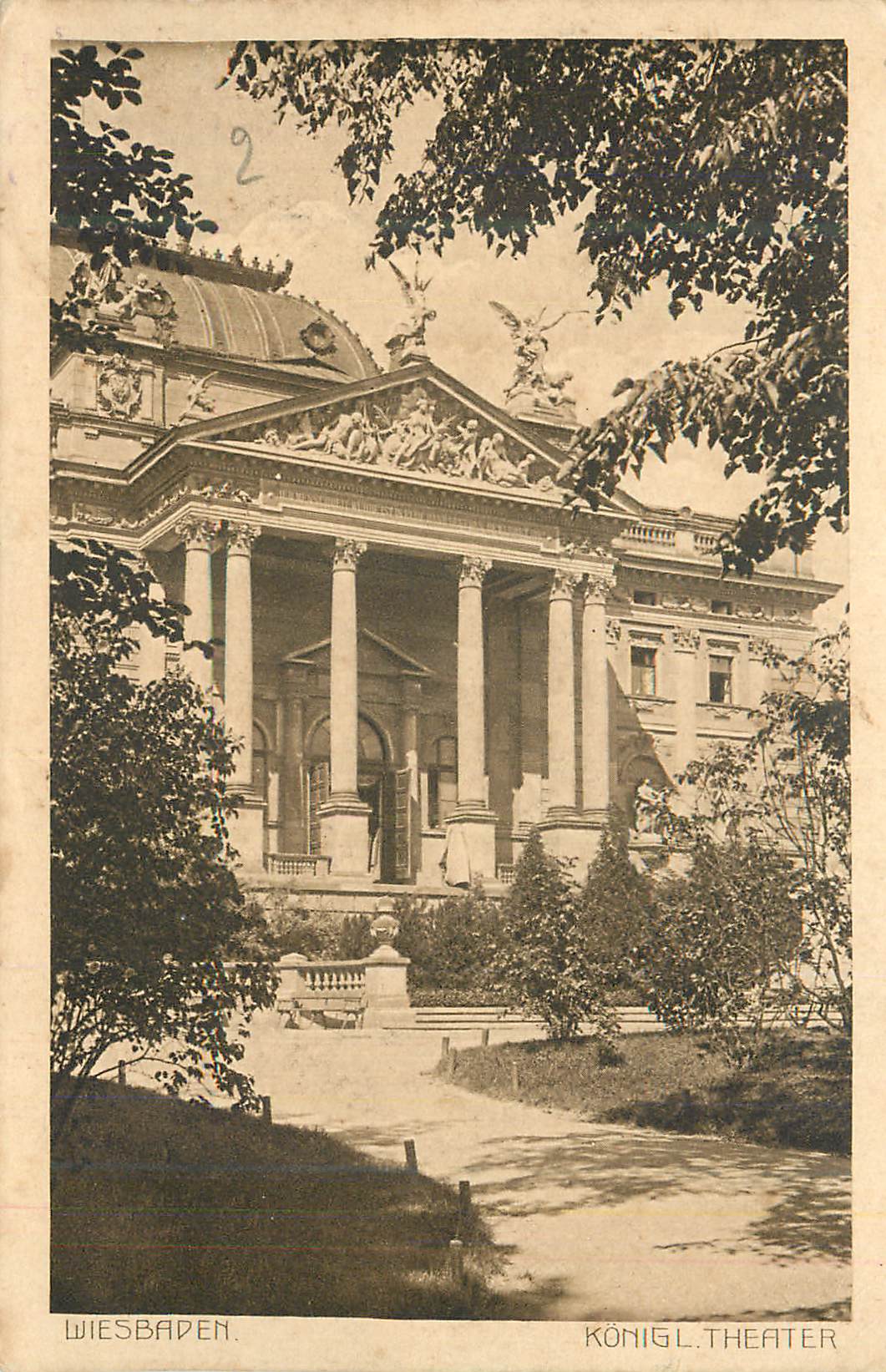 Wiesbaden — Königliches Theater — éditeur inconnu, n° de série 2