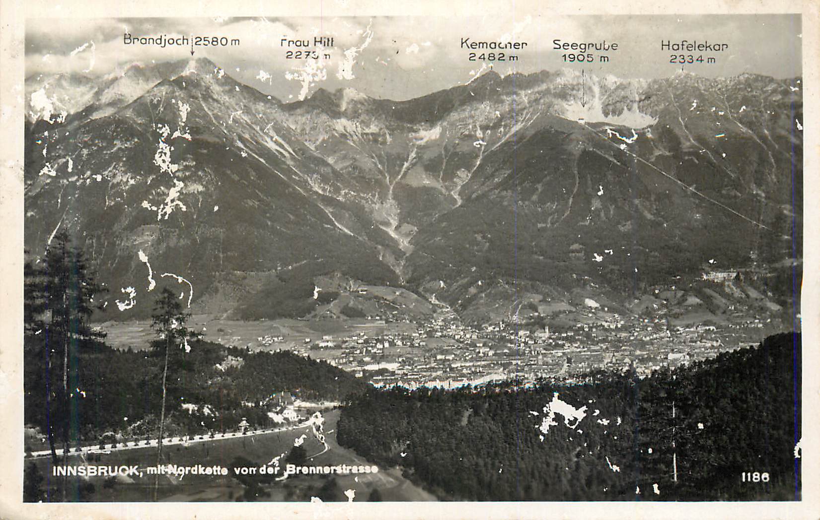 CPM Innsbruck mit Nordkette von der Brennerstresse