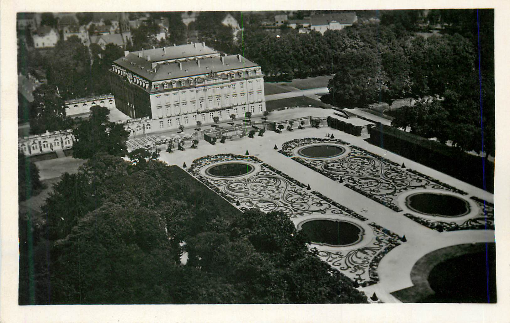 CPM Schloss Bruhl Orig Fliegeraufnahme