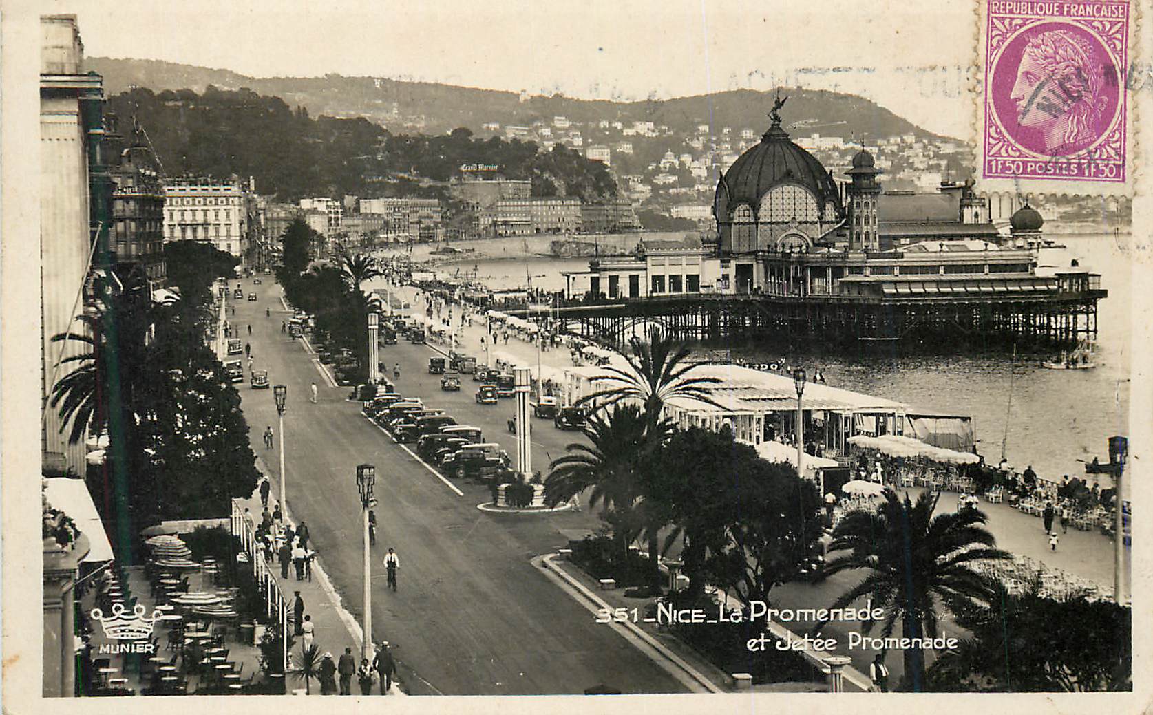 CPM Nice La Promenade et la Jetee Promenade