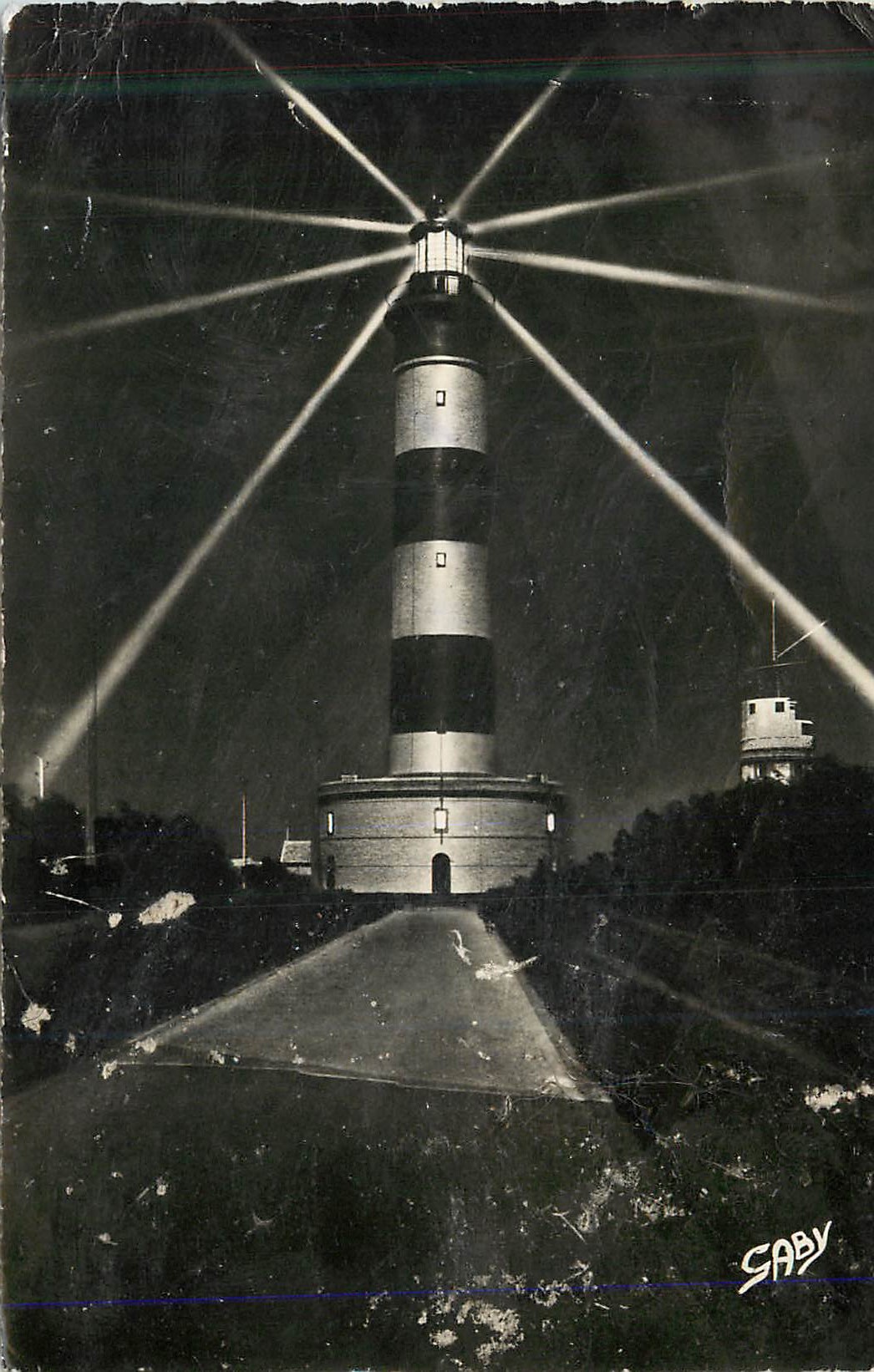CPM Ile d'Oleron (Ch Mme) Phare de Chassiron Effet de Nuit