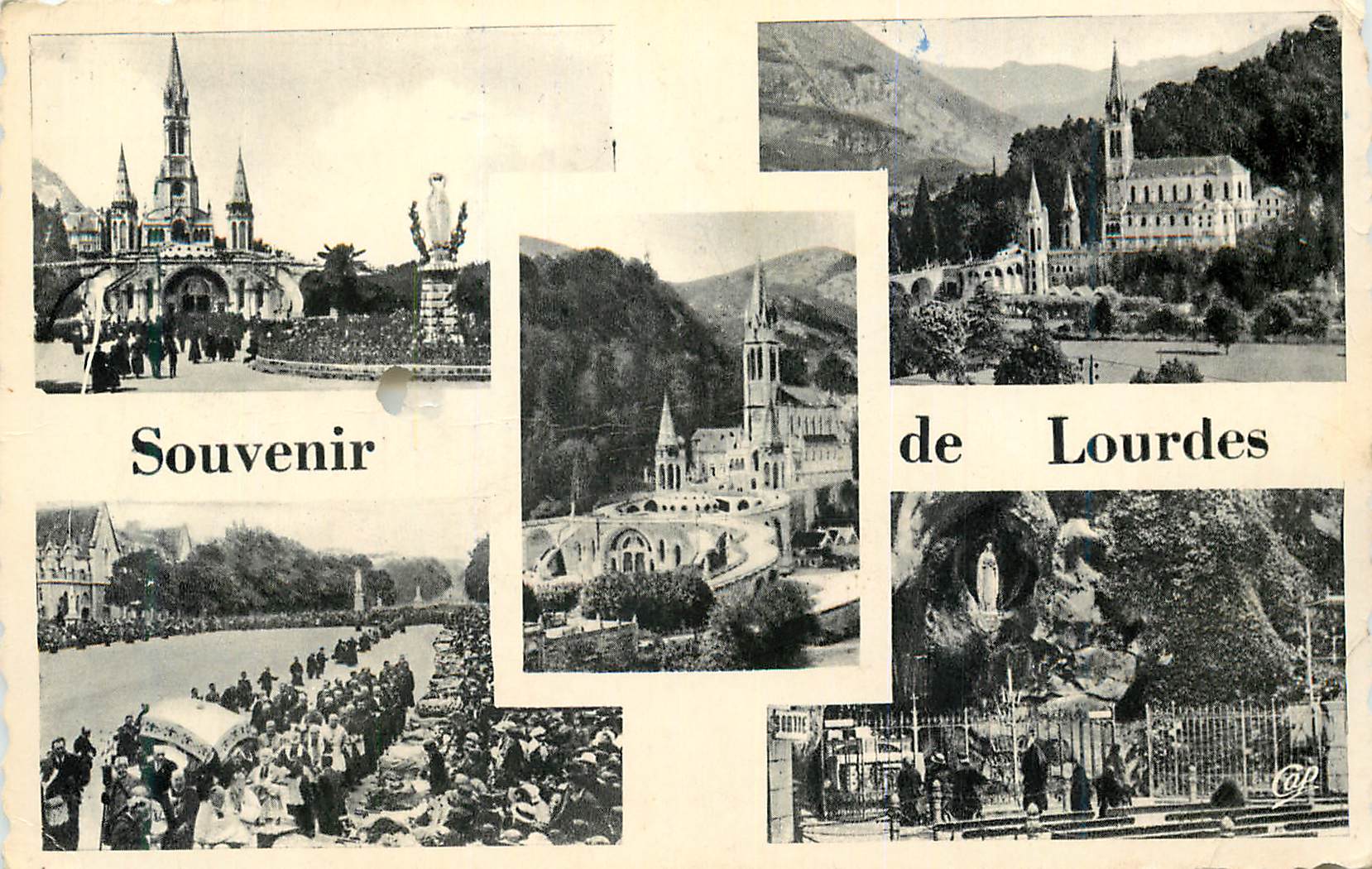 CPM Souvenir de Lourdes