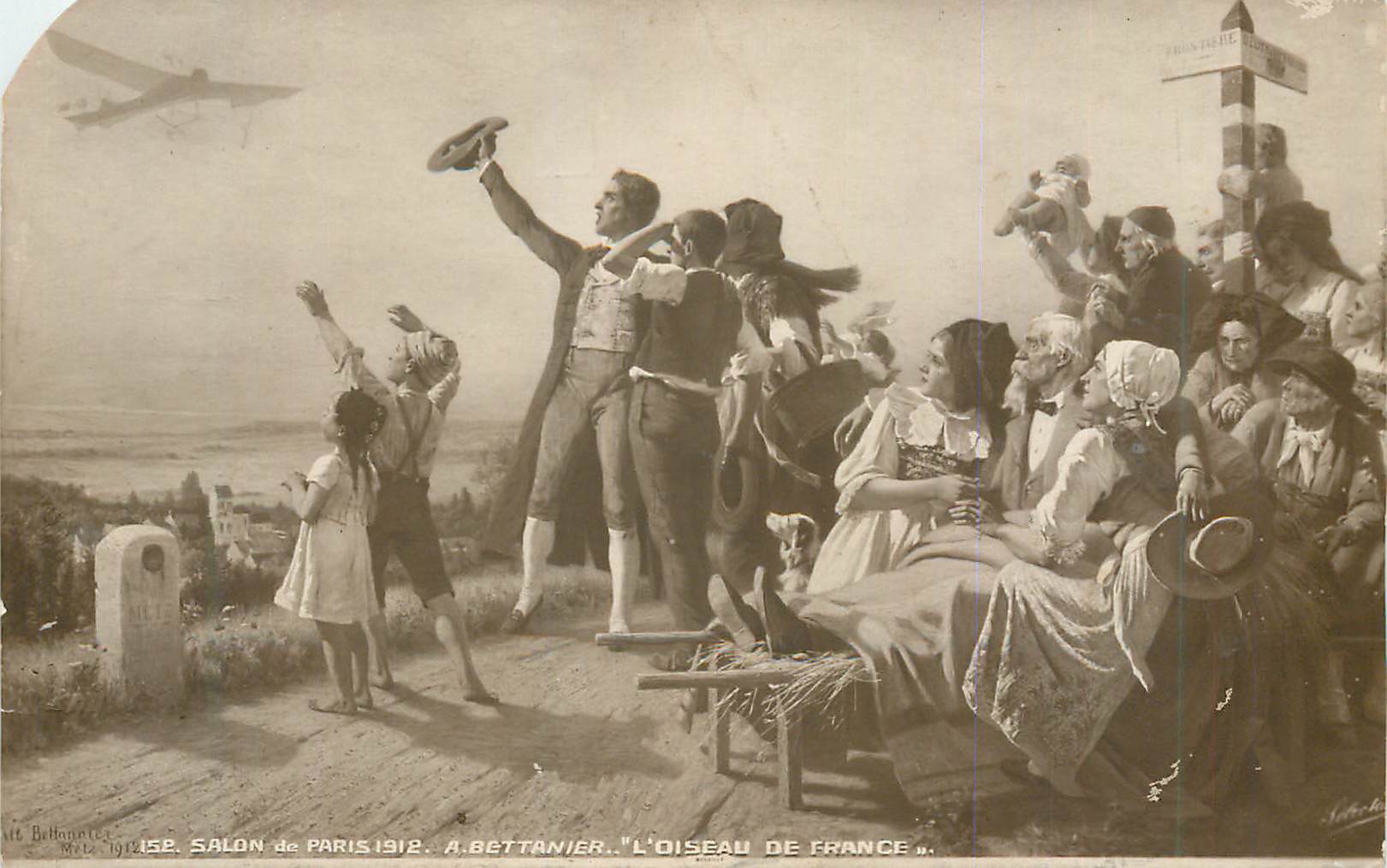 CPA Salon de Paris 1912 A Bettanier l'Oiseau de France