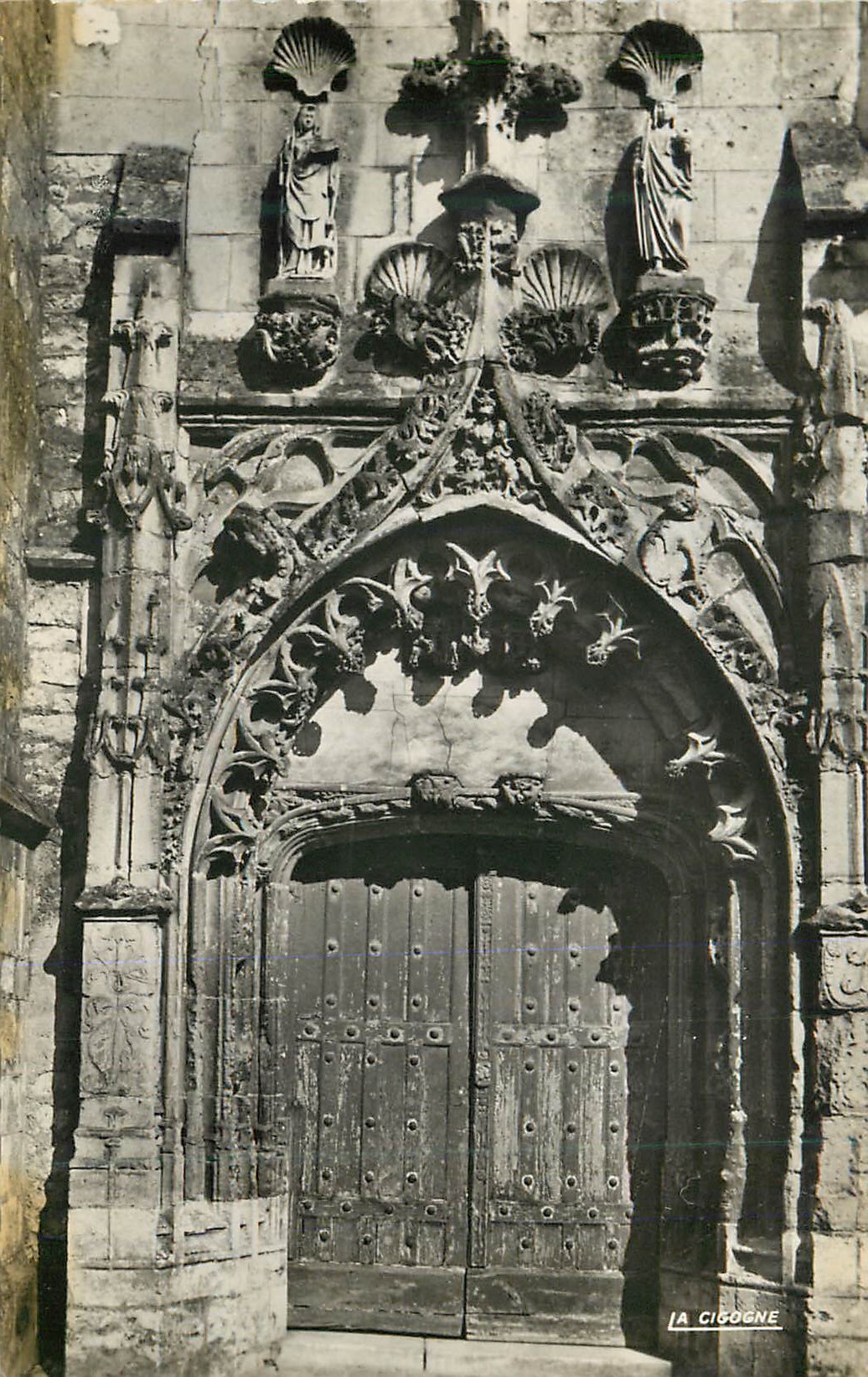 CPA Provins (Seine et Marne) Eglise Ste Croix le Portail 