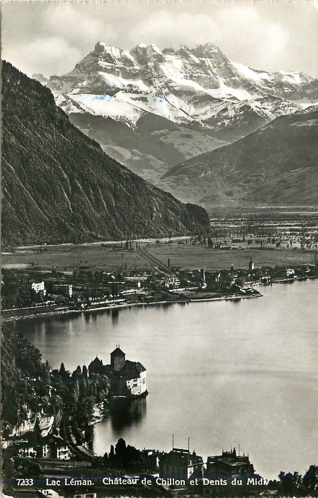 CPM Lac Leman Chateau de Chillon et Dents du Midi
