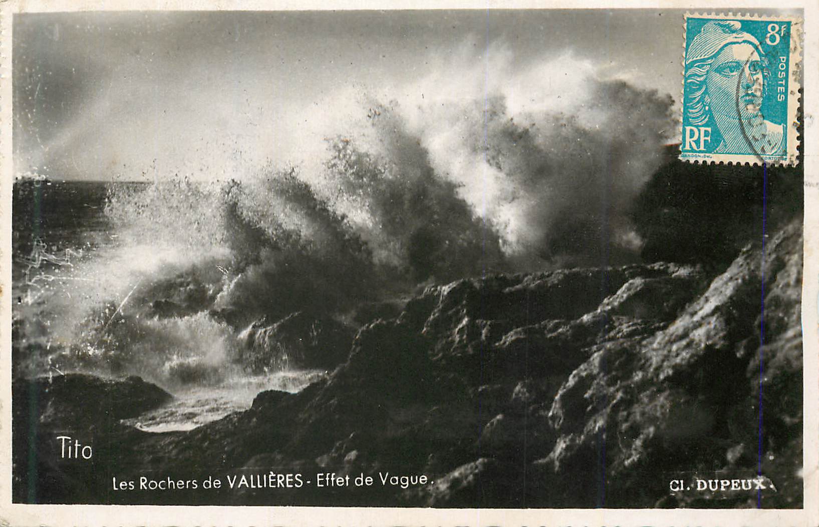 CPM Les Rochers de Vallieres Effet de Vague