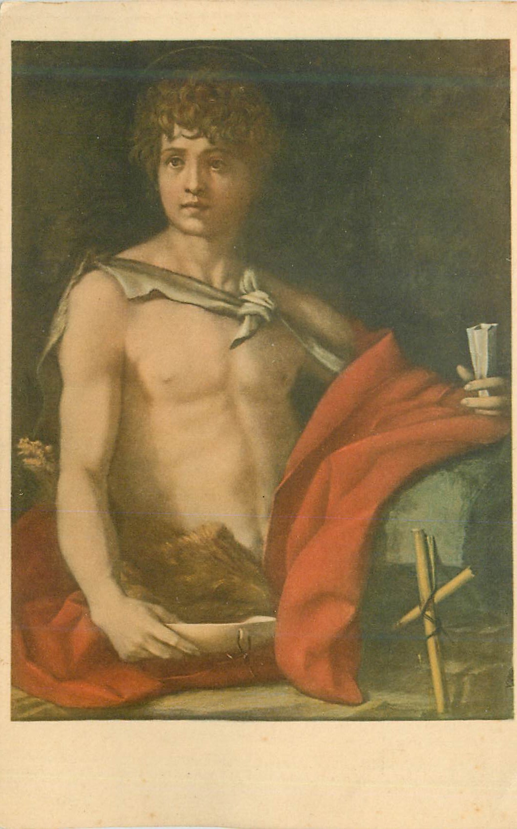 CPA Firenze Galleria Pitti Giovanni Battista Andrea Del Sario