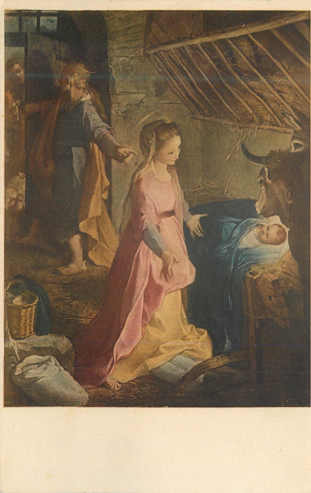 CPA Milano Pinacoteca Ambrosiana la Nascita Di Gesu