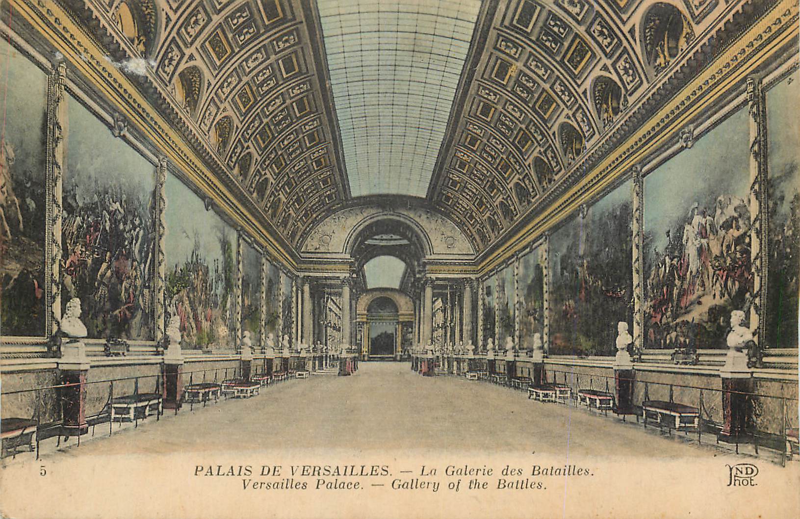 Palais de Versailles — La Galerie des Batailles — ND Phot.