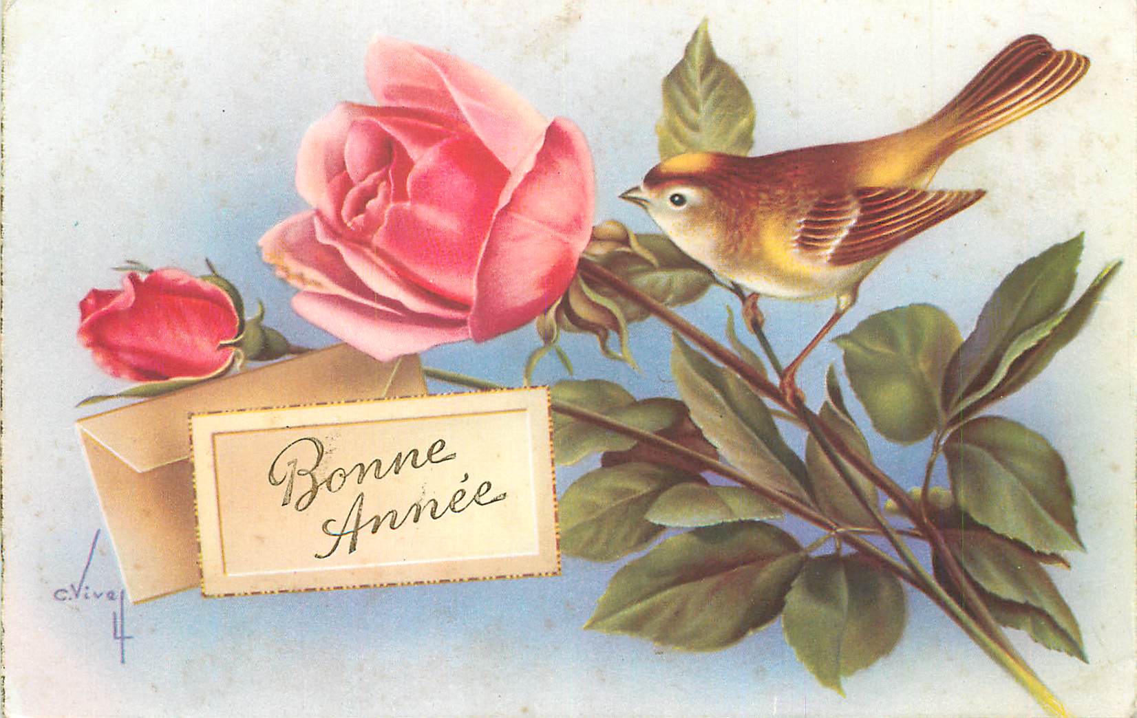 CPM Bonne Annee