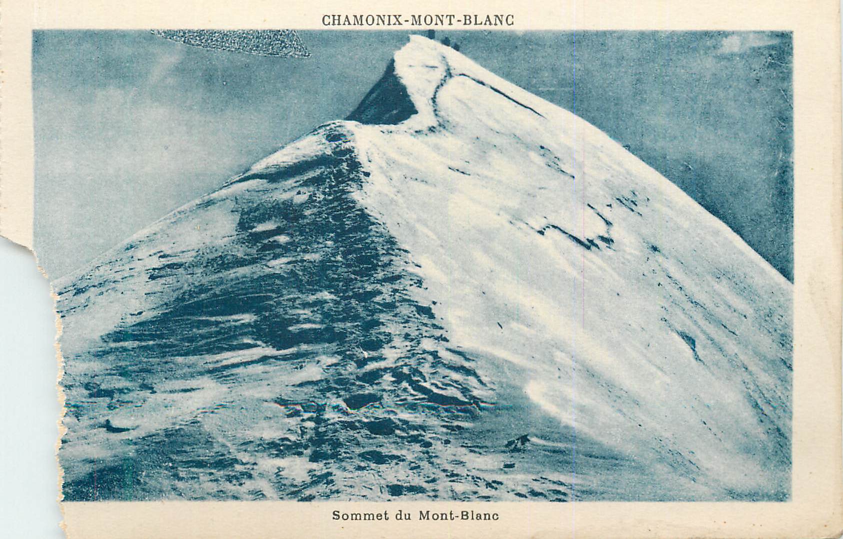 CPM Chamonix Mont Blanc Sommet du Mont Blanc