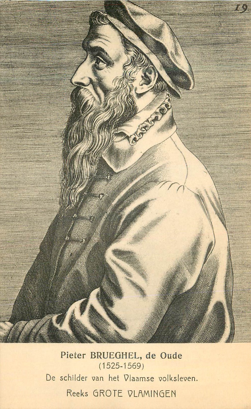 CPA Pieter Brueghel de Oude (1525 1569) Reeks Grote Vlamingen