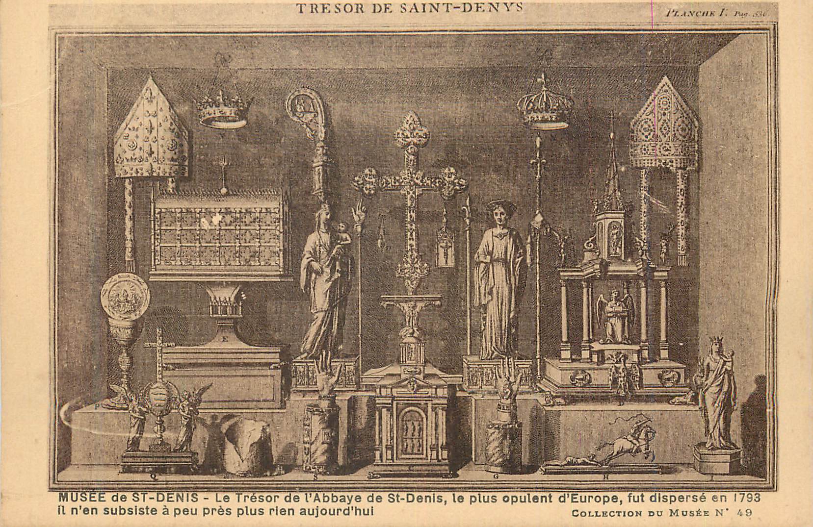 CPA Musee de St Denis  le Tresor de l'Abbaye de St Denis