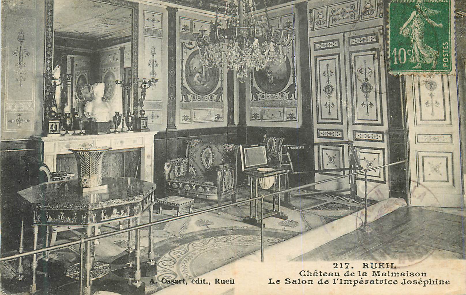 CPA Rueil Chateau de la Malmaison le Salon de l'Imperatrice Josephine