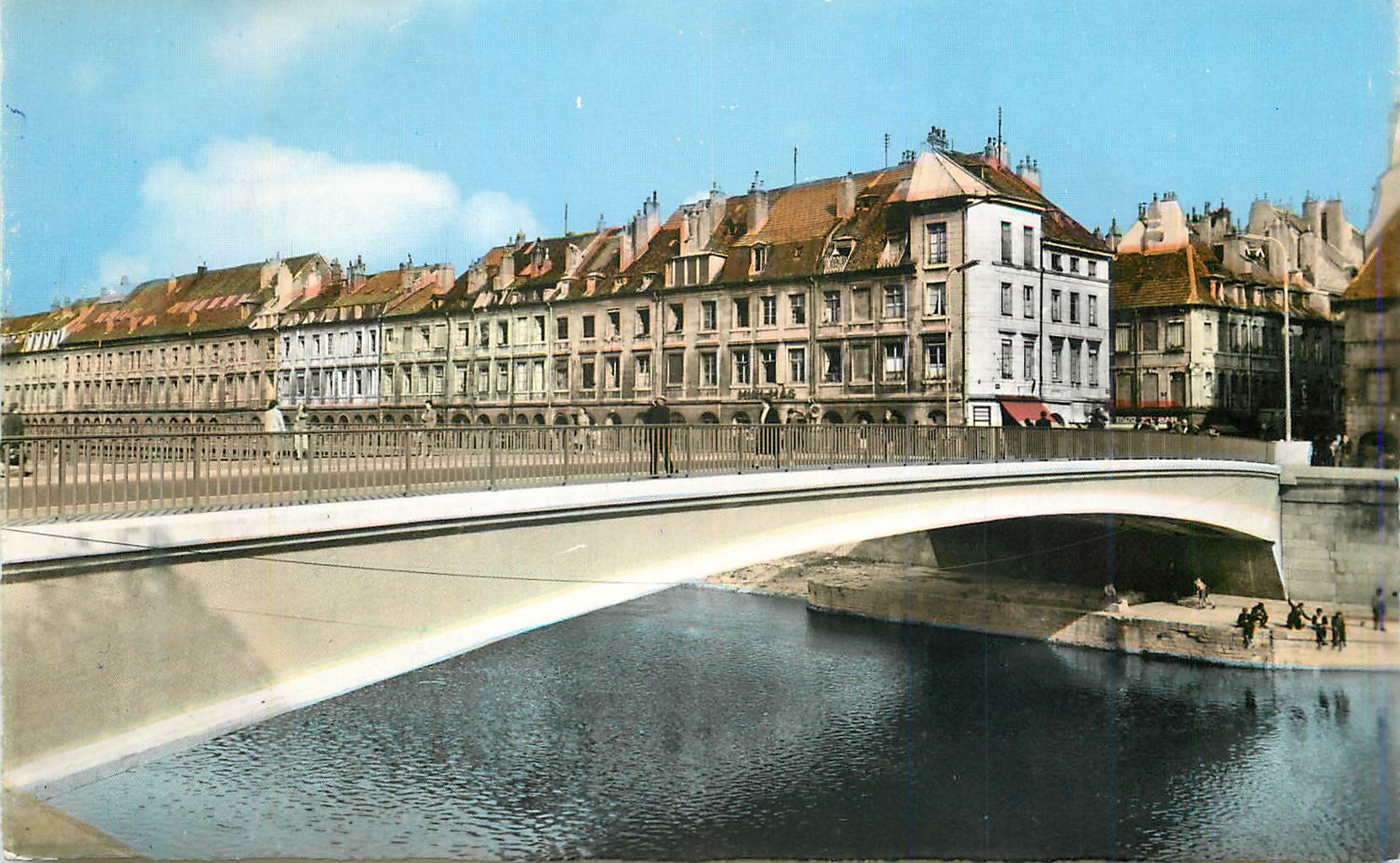 CPM Besancon (Doubs) Le Pont Battant Quai Vauban