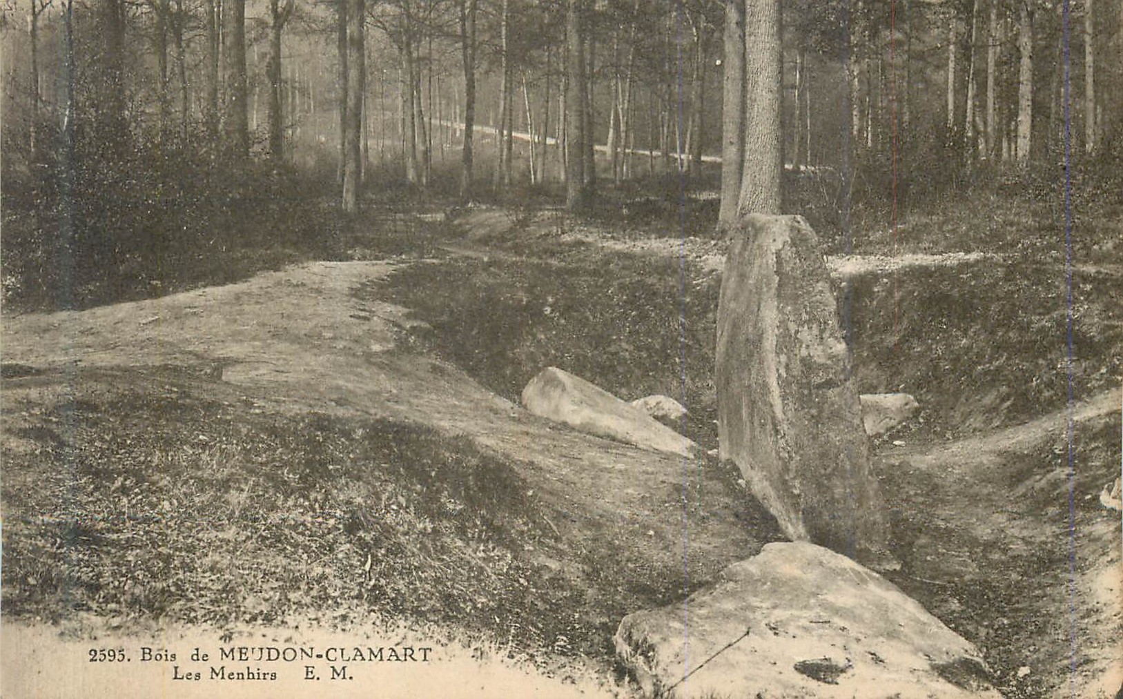CPA Bois de Meudon Clamart Les Menhirs