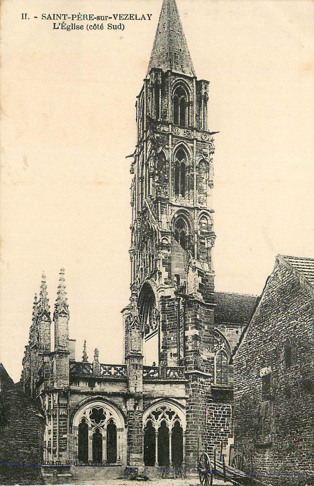CPA Saint Pere sur Vezelay L'Eglise (Cote Sud)