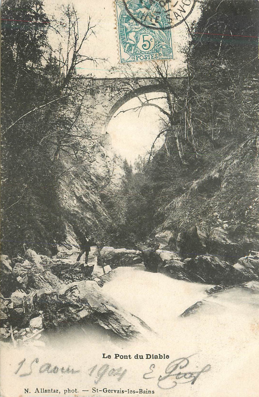 Le Pont du Diable — St-Gervais-les-Bains — N. Allantaz, phot.