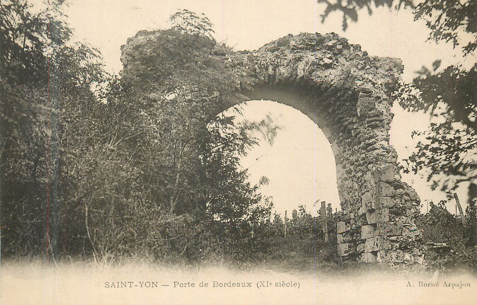 CPA Saint Yon Porte de Bordeaux (XIe Siecle)